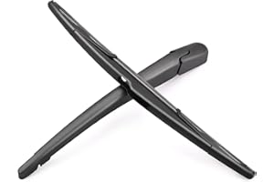 Rear Wiper Arm Blade, Replacement for Peugeot 307 SW 2000-2008 C3 2002-2009 - ZOFFI Back Windscreen Wiper Assembly Replacement - All Season Natural Rubber Cleaning Window