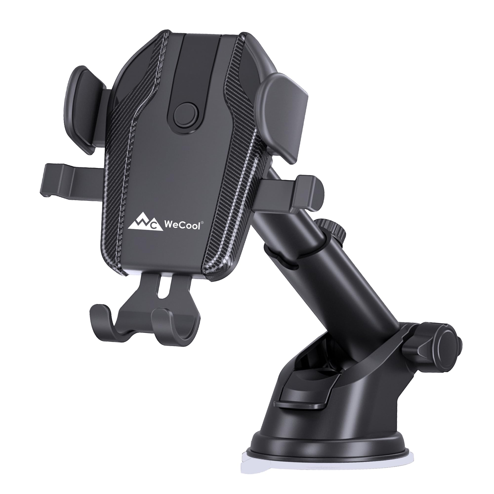 WeCool C1 Car Mobile Holder Review: Strong Suction, Multiple View Angles & One-Click Lock