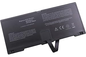WYGUO FN04 HSTNN-DB0H Remplacement de la Batterie d'un Ordinateur Portable pour HP ProBook 5330m Series Notebook FN04041 QG644PA QK648AA 634818-271 635146-001(14.8V 2600mah)