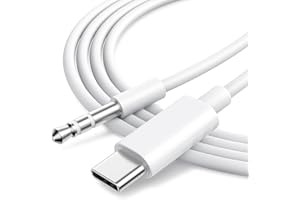 Beyeah USB C Klinke Aux Kabel Auto Handy,USB C auf 3.5mm Jack Klinke Kabel für iPhone 15 Pro Max/15 Plus, Samsung Galaxy S23/S22/S21 Ultra, Huawei P40/Mate40, Xiaomi,Kopfhörer,Home/Car Stereos
