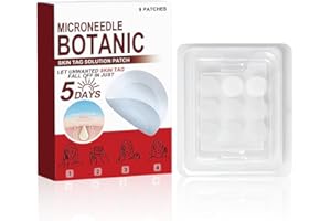 OIXYAZ OIXYA GFOUK eliminar verrugas,Microneedles Parche botánico de eliminación de papilomas,quita verrugas cuello y cara,Parche antiacné para todo tipo de piel