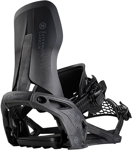 Nidecker Supermatico, attacchi Snowboard Unisex, Nero, M