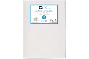 nu: Mail Padded Bubble Envelope Small | 3 Pack | Protective Packaging | Eco-Friendly | Superior Cushioning for Shipping & Moving