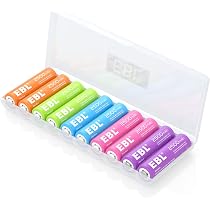 16x AAA Akkus 1100mAh – Wiederaufladbar, Geringe Selbstentladung, NiMH