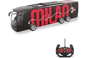 MONDO Motors Bus Radiocomandato Milan, modello lunghezza 33 cms, batterie ricaricabili incluse, bus giocattolo per bambini 63855