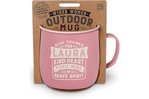 History & Heraldry Personalised Outdoor Mug (Laura)