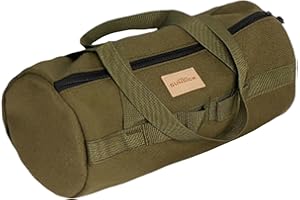 Perfk Tent Stakes Storage Pouch Utility Tote Carrier Large Capacity Bags for Picnic Outdoor Sports Camp Tarp, Green