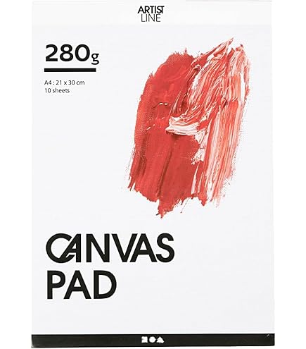 A4 Olieverf Papier Acryl Schilderen Papier Pad Olie Canvas Beginner Tekening Tool Art Supplies 297x210mm 10 Pagina's