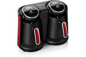 Arzum Okka Minio Duo OK006-N Machine à café lavable Capacité 1 à 8 tasses Système d'alarme acoustique Design compact Puissance 880 W Cuillère à café
