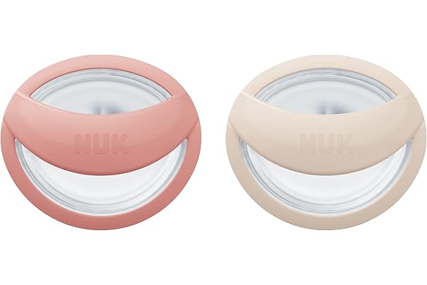 NUK MommyFeel Babynapp | 0–9 månader | stilig napp | BPA-fri silikon