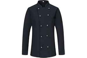 Misemiya - Veste de Chef pour Hommes - Veste de Chef pour Hommes - Uniforme d'accueil -Ref.8501
