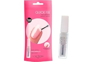 L'Action Paris Réparateur d'Ongles Rapide, Vernis à Ongles Invisible Répare les Ongles Abîmés, Restaure les Ongles Cassés et Déchirés, Base pour la Couleur de Vernis à Ongles 8ml