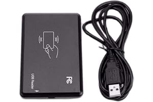 13,56 MHz USB-gränssnitt RFID-IC-kortläsare kontaktlös S50 S70 EN kortläsare med LED-skärm/summer, USB 13,56 MHz kontaktlös kortläsare 14443A-protokoll IC-kortläsare