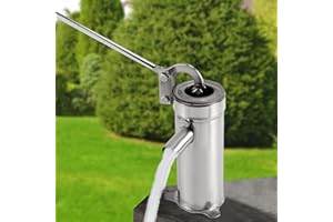 WSIKGHU Pompa dell'acqua in acciaio inox, Home pompa da giardino manuale di ricambio, pompa a mano per acque sotterranee fino a 10 m di profondità