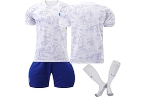 CHMORA PSG Maillot de Foot Enfant et Homme 22/23 Nouveau Equipe de Paris Football, Nr.10 Soccer Jersey Ensemble Sport Garcon Tee Shirt, Football Ensemble Garçons, Short et Chaussettes PSG Vêtements