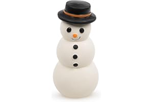 Petface Santos Snowman Latex Christmas Dog Toy with Built-In Squeaker