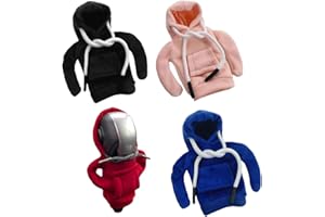 LAKPYN 4 Pièces Levier Vitesse Voiture, Pommeau de Levier de Vitesse à Capuche Universel, étanche à La Poussière Accessoires pour L'Intérieur des Voitures