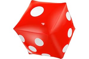 APRADAS Inflatable Toys Giant Dice Red,Inflatable Party Dice Inflatable Toys For Kids Large Inflatable Dice For Party Games Pool Party Favors