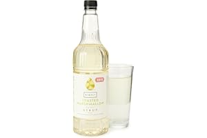 Simply Sugar Free Toasted Marshmallow Syrup, Low Calorie, Vegan & Nut Free Flavoured Syrup for Coffee, Cocktails & Baking (1 Litre)