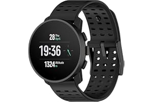 xhKJO Bracelet pour Suunto 9 Peak Pro/Suunto 9 Peak Strap, Bracelet de Montre, Silicone Bracelets de Montre Armband Strap Bande Fermoir Sangle pour Suunto Vertical/Suunto 5 Peak Watch