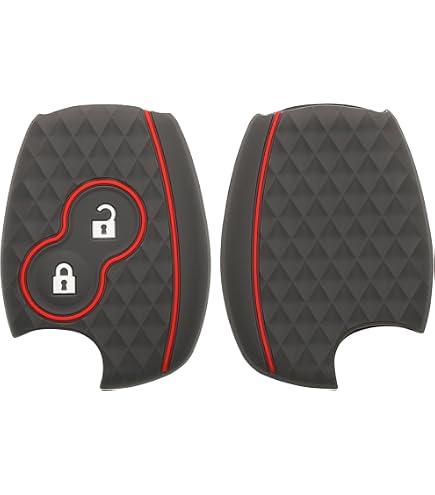 Cover Chiave Auto Silicone 3 Tasti Per Renault Clio Megane Scenic Kangoo – Protettiva E Colorata (Nero)