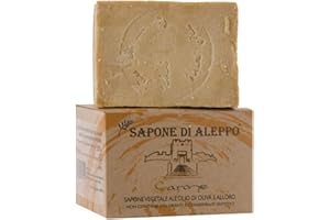 Carone Jabón Aleppo Vegetal 32% Laurel Pastilla, 200 gr
