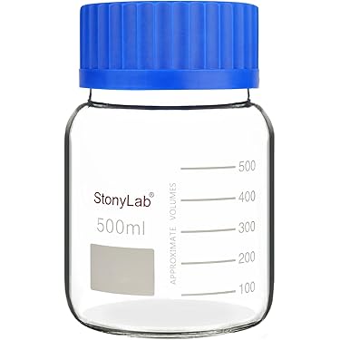 Bottiglia Vetro Ambrato 125ml Con Tappo - Per Reagiti Chimici E Campioni - Foto 4