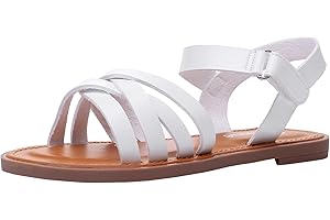 Ahannie Mädchen Sommer Riemchensandalen,Kinder Freizeitsandale mit Riemchen