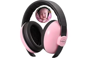 Iwinna Cuffie Antirumore Bambini, Cuffie Antirumore per Neonati 0-24 Mesi | Protezione Uditiva per Dormire, Viaggi in Aereo, Fuochi d'Artificio | Confortevoli e Morbide