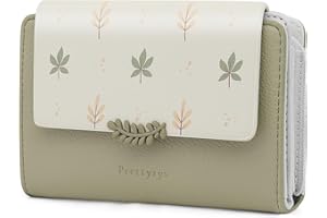 REETEE Cartera Mujer Cuero PU Monedero Mujer Gran Capacidad Largo Billeteras para Mujer con Cremallera Bolsillo Monederos y 10 Ranuras para Tarjetas (Z-Verde)