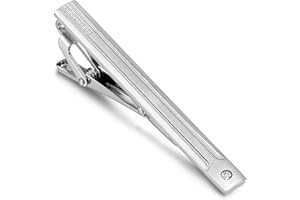 Tidefire Tie Clips for Men Business Tie Clip Personalised Tie Clip Pin Short Style Necktie Clips Tie Bar Clip