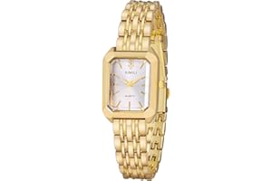 ÖSSZEFUT Square Lady Women Wrist Watch Quartz Stainless Steel Crystal Dress Fashion Watches