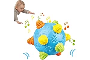 DQTYE BPA Free Baby Music Shake Dancing Ball Bouncing Jumping Sensory Developmental Toy Activation Early Educational Game for Kids Toddlers