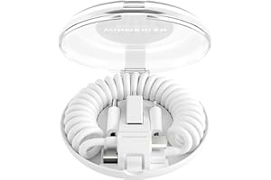 VONMÄHLEN allroundo All-in-One kabel do ładowania 6 w 1 z 5 portami – micro USB, USB-C – do telefonów komórkowych i urządzeń mobilnych – kompatybilny z iPhone, Samsung itp. (biały)