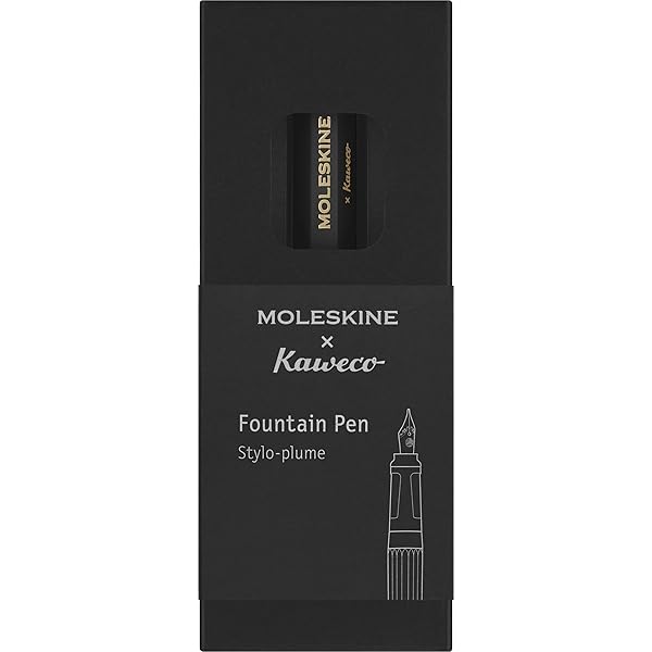 Moleksine Kaweco Roller Pen, Black, Medium Point (0.7 MM), Black