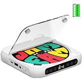 SKYANS Bluetooth 5.3 ile taşınabilir CD &ccedil;alar, ev/araba i&ccedil;in 2000 mAh şarj edilebilir CD &ccedil;alar, dahili HiFi hoparl&ouml;r, kulaklı