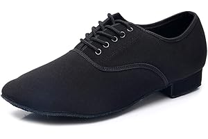 SWDZM Scarpe da Ballo Salsa Uomo Suola Scamosciato Latin Tango Jazz Scarpe da Ballo,Modello LPM2
