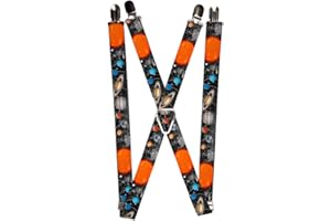 Buckle-Down Unisex Adult's Suspender-Space