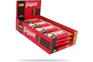 CNP Professional Whey Protein Flapjacks, 18g Protein, Soft Baked and Low Carbs, Available in 5 Delicious Flavours, 12 x 75g Bars (Cherry Almond)