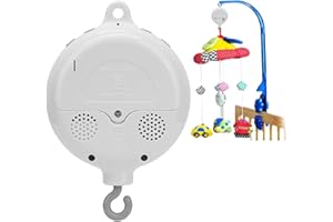 WIFEHELPER 12 pezzi Dolci Melodie Culla per neonati Campana musicale appesa Carillon elettrico