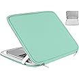 Laptop Case 14 inch, Durable Shockproof Protective Computer Cover Flip Case Briefcase Carrying Bag Compatible with 14" HP, Lenovo, Asus, Acer, Notebook, Chromebook Computer, Light Blue