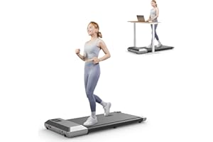 ‎DEERRUN DeerRun Walking Pad Raceable,Laufband für Zuhause bis 136kg, Laufband Schreibtisch mit App, Treadmill Leise 2,5PS mit Professionelle Trainingskurse & Multi-Runner-Rennen