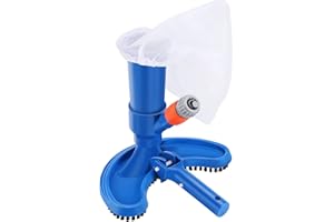 TIGERKINWIT Poolreinigung Bodensauger Tragbares Pool Bodensauger Set Pool Staubsauger mit Kordelzugbeutel Manuell Poolsauger Vakuumsauger für Teich Whirlpool Badewanne Aquarium