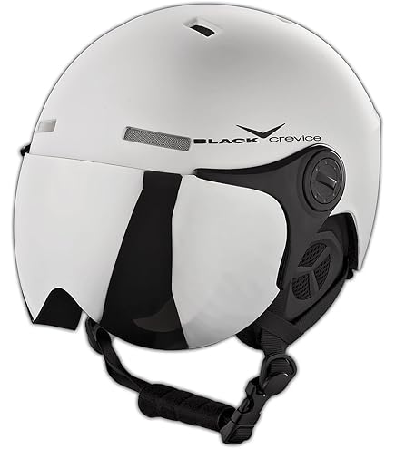 Casco Da Sci Con Visiera Stile Pilota BLACK CREVICE Arlberg - Uomo E Donna - Foto 8