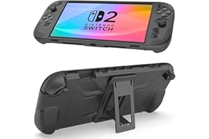 GLOWIIBO Coque Silicone pour Nintendo Switch 2 2025. Étui, Housse de Protection Anti Rayures, Anti dérapant, Anti Transpiration