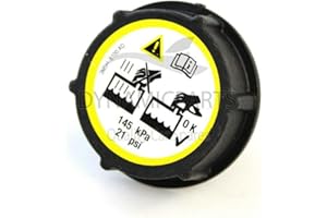 DYNAMIC PARTS QUALITY CAR SPARES Radiator Expansion Water Tank Cap Coolant Tank Cap Cover Lid Compatible For Ford Fiesta Focus C-Max Mondeo Transit Mk7 Mk8 Custom Galaxy Kuga Puma B-Max 3M5H8100AC 3M5H8100AD 1224233 1301104