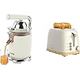 Green Lion 2-Piece Kitchen Set (Juicer, Toaster), 170W Compact Juicer for Fresh Juice, 815W 2-Slice Toaster with Adjustable Browning Control, Efficient, Stylish and Easy to Use - Beige