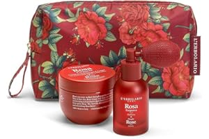 L'Erbolario ROSA PURPUREA Beauty Pochette Fascinosa Edizione Limitata Profumo 30 ml e Crema Profumata per il Corpo 75 ml