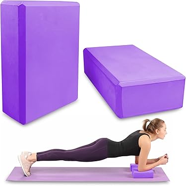 Bloc Yoga Mousse Blocs De Yoga High Pulse - Lot De 2 Briques En Mousse EVA Pour Étirements High Pulse Blocs Yoga