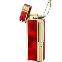 Kugelschreiber-Feuerzeug Aus Metall - Windfestes Butanfeuerzeug Mit Verstellbarer Flamme